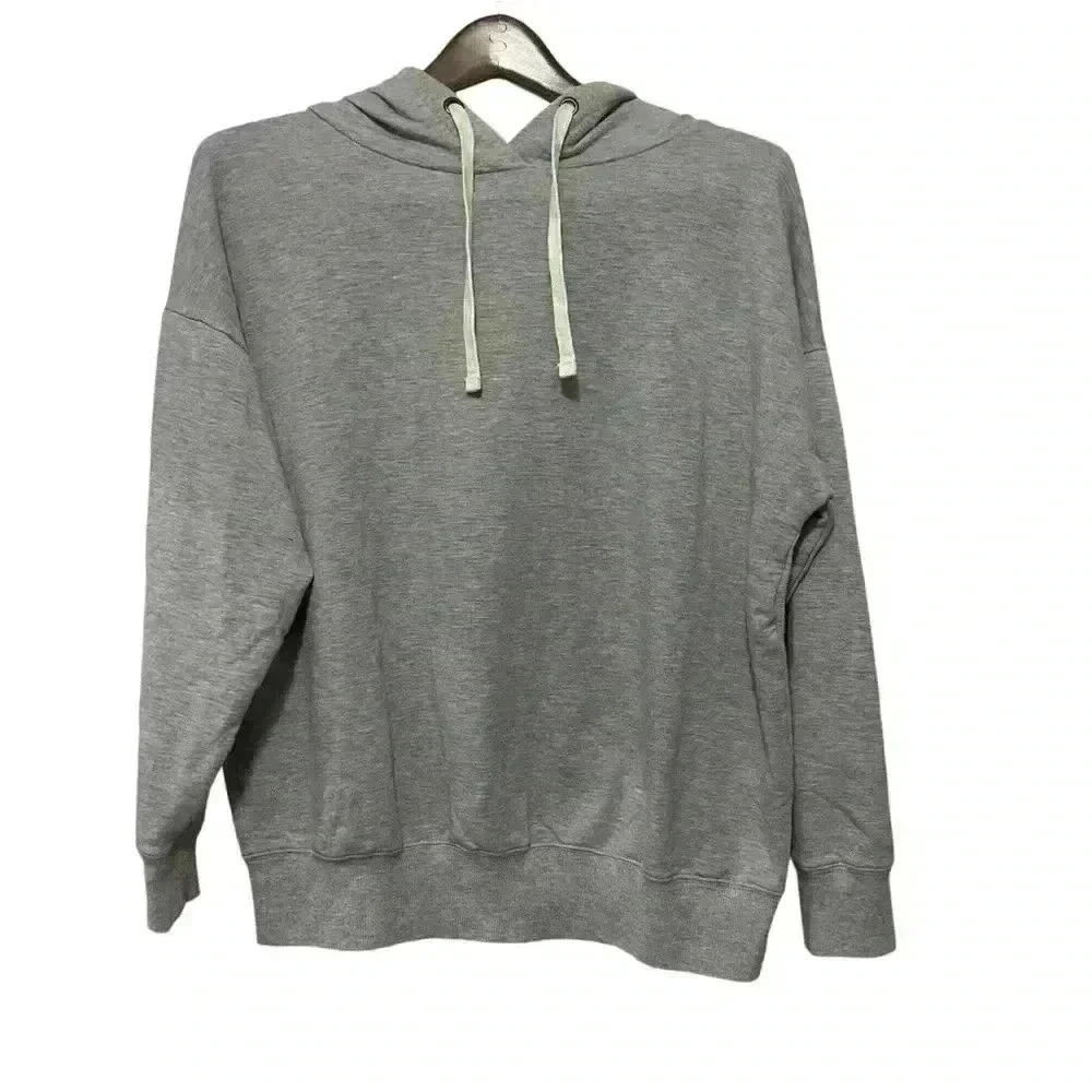 Buffalo David Bitton Hoodie Mens M Gray Hooded Pullover Super Soft Sweatshirt